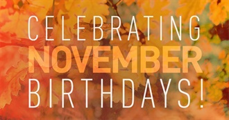 Notable November Birthdays