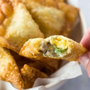 Sausage and Cheese Wonton