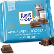 Rittersport Alpine Milk Chocolate