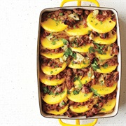 Sausage and Artichoke Polenta