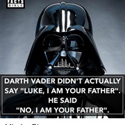 Luke, I Am Your Father...