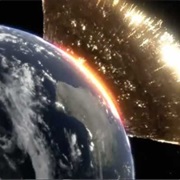 Huge Asteroid Hitting the Earth