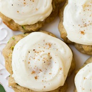 Zucchini Cookies With Cream Cheese Frosting