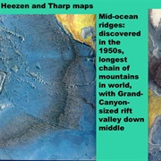 Mid-Ocean Ridges Discovered (1956)