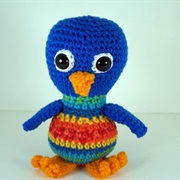 Crochet Amigarumi Blue Bird