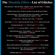 Mandela Effect