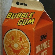 Orange Juice Bubble Gum