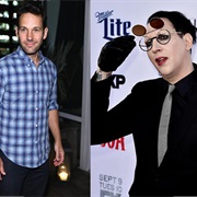 Paul Rudd and Marilyn Manson (47)