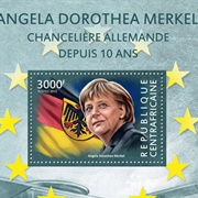 Central African Republic--Angela Dorothea Merkel, the Chancellor of Germany