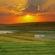 Saskatchewan During Harvest Sunsets