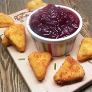 Camembert With Cranberry Sauce