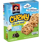 Cookies &amp; Cream Quaker Granola Bars