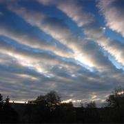 Altocumulous Undulatus Clouds