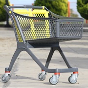 Sliding Using Trolleys in Mall