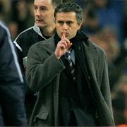 Jose Mourinho Hushing Liverpool Fans