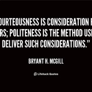 Courteousness