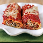 Sausage and Beef Manicotti