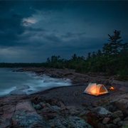 Camp on a Beach for a Week