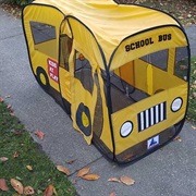 School Bus Pop Up Play Tent