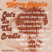 Cat&#39;s in the Cradle, Harry Chapin