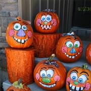 Paint Pumpkin Faces