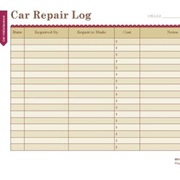 Car Maintenance Log