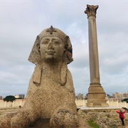 Pompey&#39;s Pillar, Alexandria, Egypt