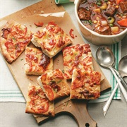 Cheese and Tomato Focaccia