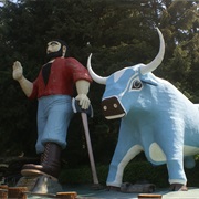 Paul Bunyan &amp; Babe the Blue Ox, Klamath, California