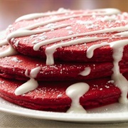 Red Velvet Pancakes