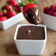 Dark Chocolate Yogurt Fruit