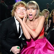 Taylor Swift and Ed Sheeran