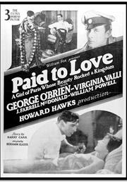 Paid to Love (1927)