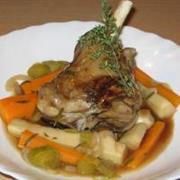 Boiled Gigot (Lamb/Mutton)