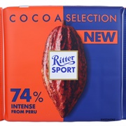 Ritter Sport 74% Intense