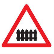 Level Crossing With Barrier or Gate Ahead