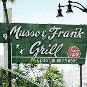 Musso &amp; Frank Grill, Hollywood, CA