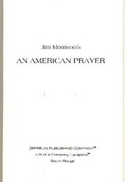 An American Prayer (Jim Morrison)