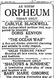 The Ocean Waif (1916)