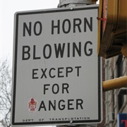 No Horn Blowing