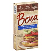 Boca All-American Classic Meatless Burgers