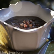 Sweet Rye Bread With Dried Rhubarb Soup