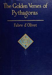 The Golden Verses of Pythagoras