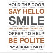 Be Polite