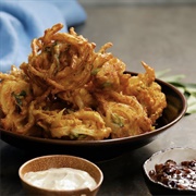 Cheese and Onion Bhaji