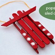 Sled Ornament