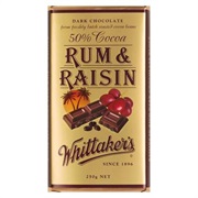 Whittakers Rum and Raisin