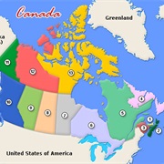 Visit All 13 Political Regions of Canada