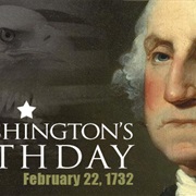 George Washington&#39;S Birthday