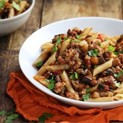 Sausage and Aubergine Pasta